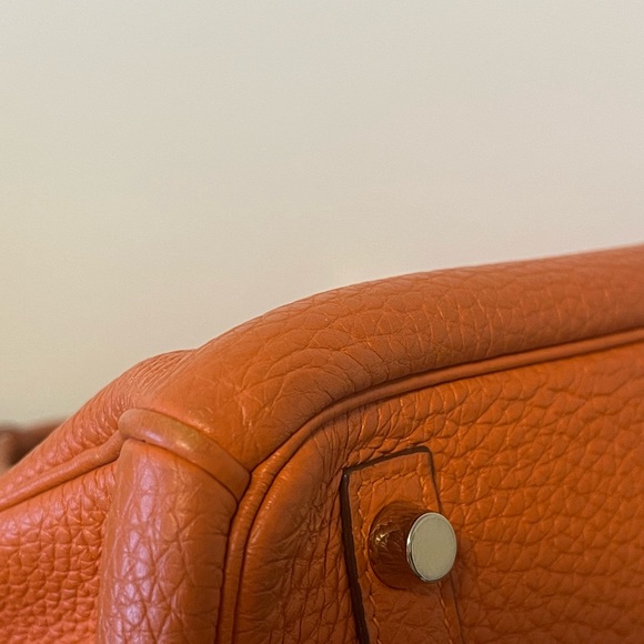 Hermès Birkin 30 orange with GhW - Picture 11 of 12